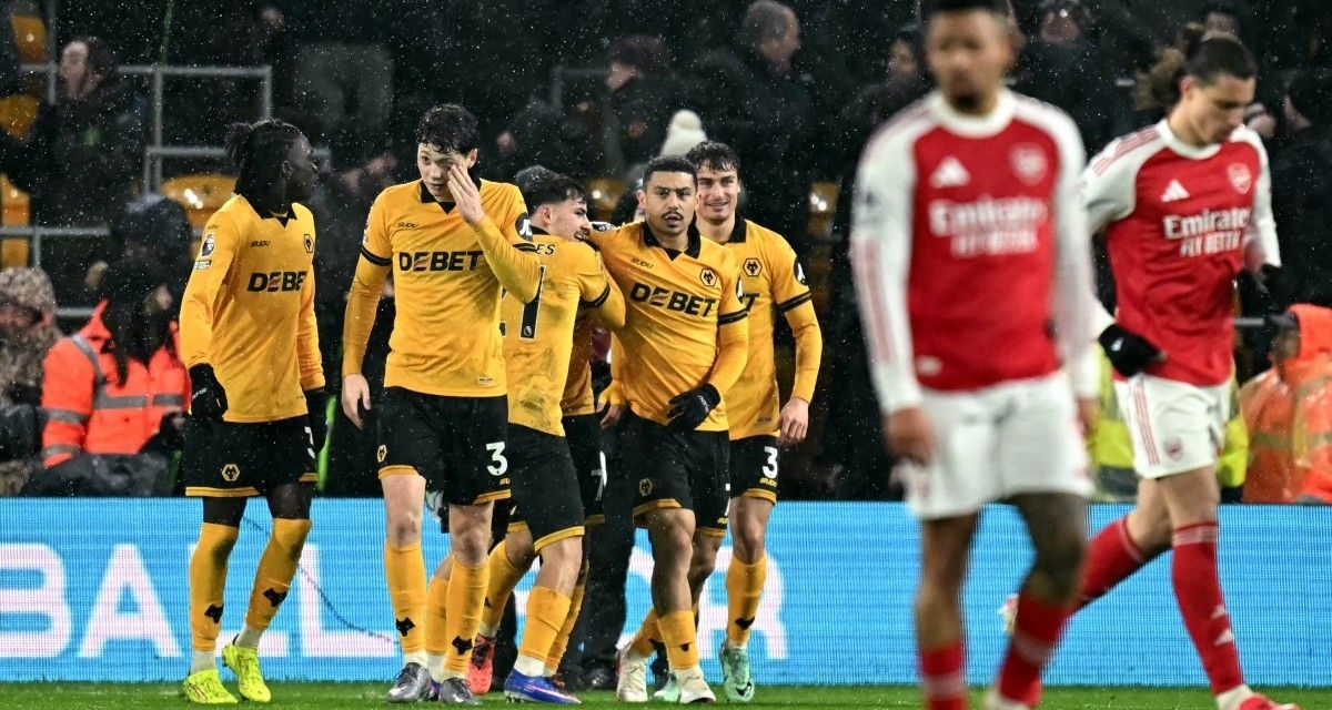 Hasil Wolves Vs Arsenal 2-2: Gol Bunuh Diri Calafiori Bikin Rugi