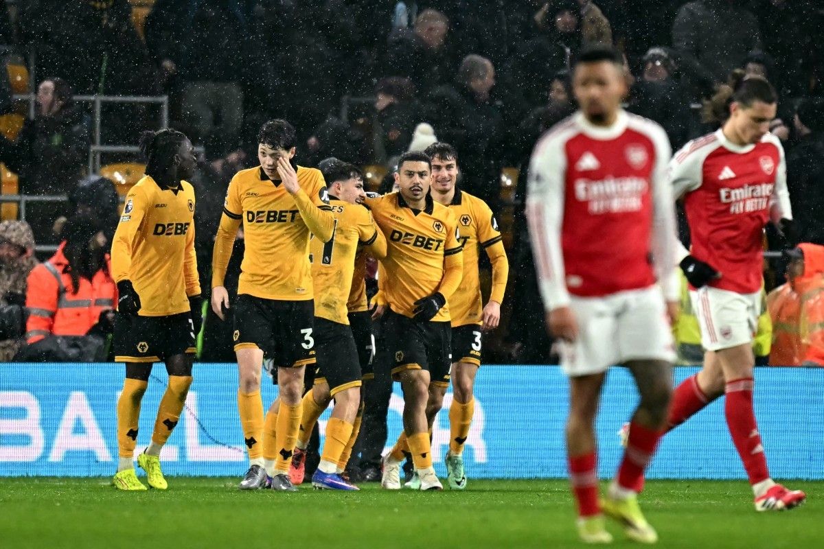 Hasil Wolves Vs Arsenal 2-2: Gol Bunuh Diri Calafiori Bikin Rugi